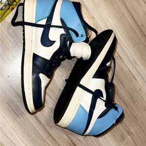 Nike Sky Blue and Navy High-Tops